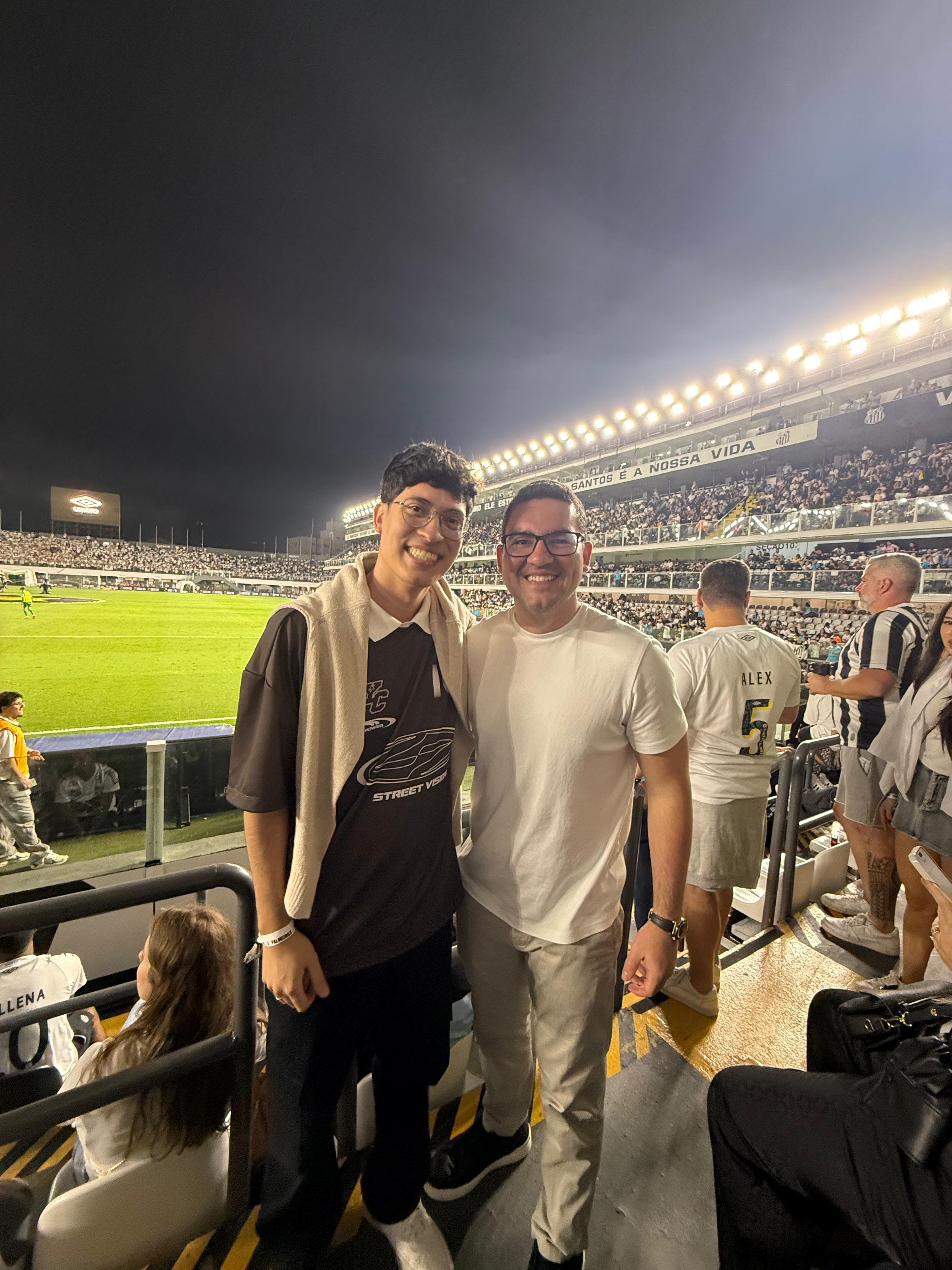 Encontro na Vila Belmiro com o Rafael da TeclaT